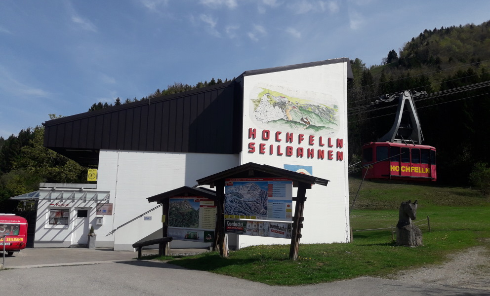 Talstation Hochfellnseilbahn in Bergen